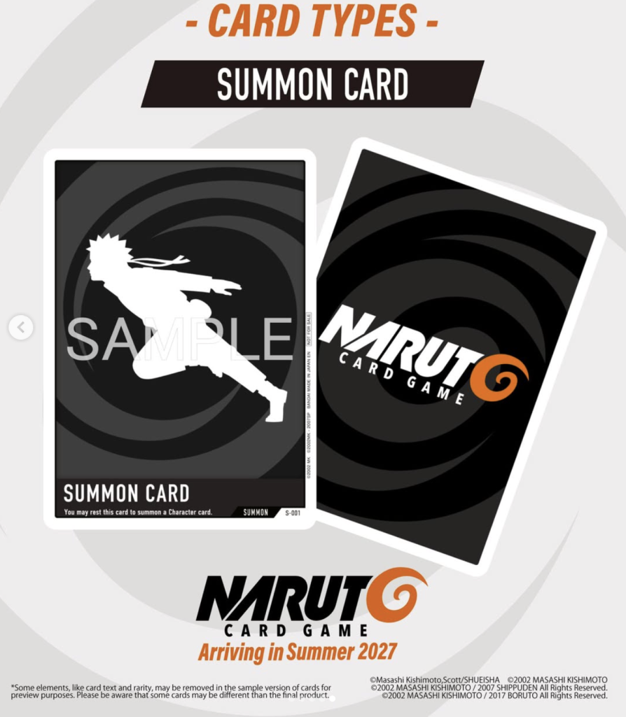 Carte Invocation Naruto Card Game