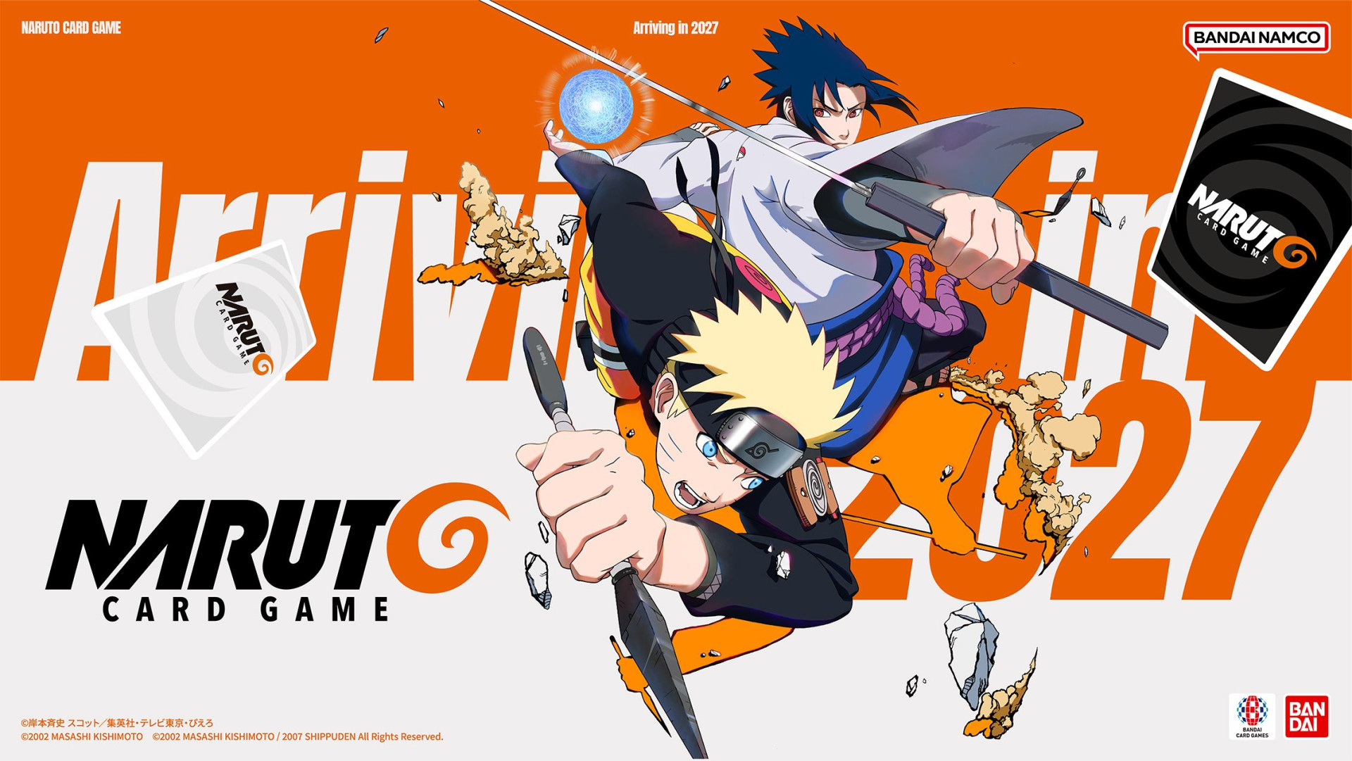 Naruto Card Game roadmap - key visual officiel Bandai