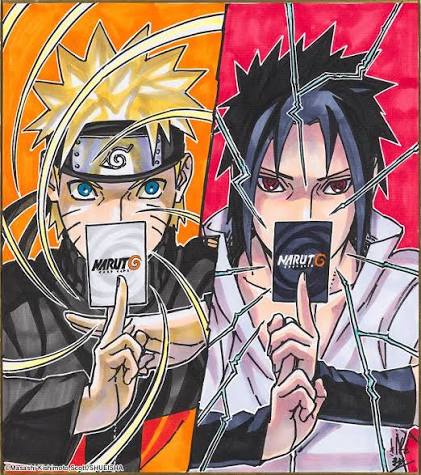 Naruto Card Game Gen Con 2026, Naruto Uzumaki et Sasuke Uchiha